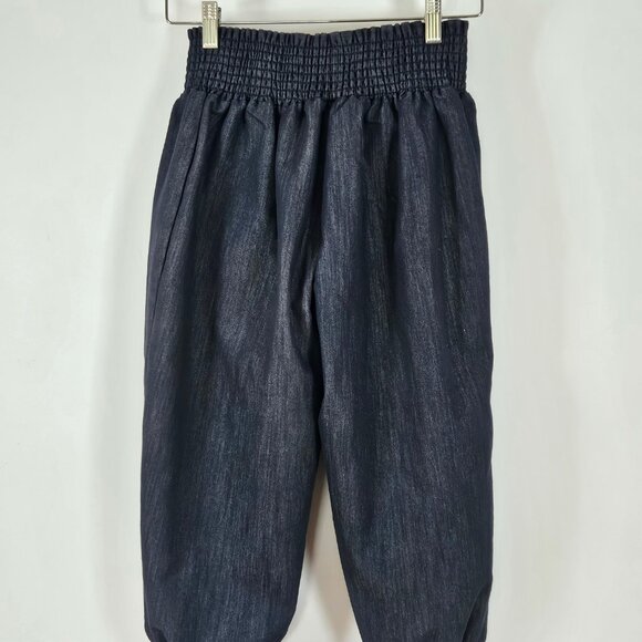 Drama Gold Denim Pedal Pusher-Style Capris - Picture 3 of 9